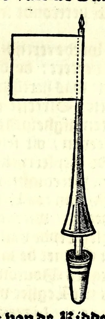 An illustration from Nederlandtsche herault, of, Adelik toneel zijnde een historische beschrijvinge, van allerley trappen van adeldom : alsmede van alderhande wapen-schilden, in koninckrijcken, gemeene-besten, steden en volkeren, van oude tijden af, tot dese eeuw toe in gebruyk geweest zijnde, 1672, leaf 209