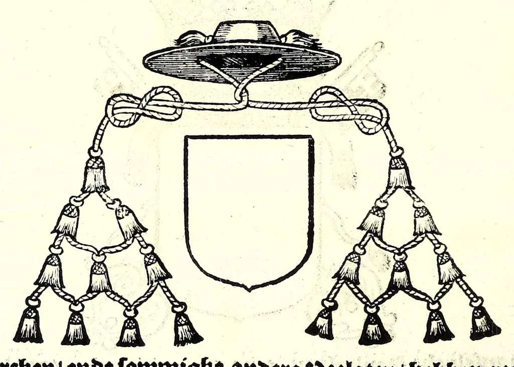 An illustration from Nederlandtsche herault, of, Adelik toneel zijnde een historische beschrijvinge, van allerley trappen van adeldom : alsmede van alderhande wapen-schilden, in koninckrijcken, gemeene-besten, steden en volkeren, van oude tijden af, tot dese eeuw toe in gebruyk geweest zijnde, 1672, leaf 238