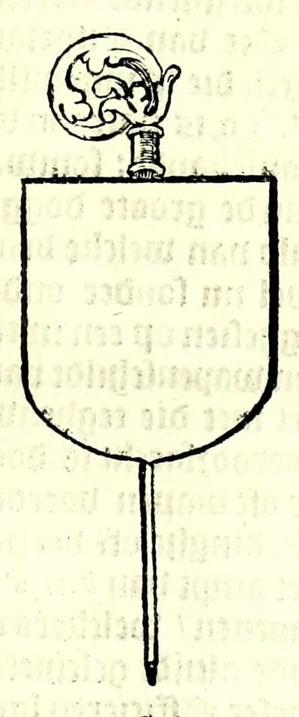 An illustration from Nederlandtsche herault, of, Adelik toneel zijnde een historische beschrijvinge, van allerley trappen van adeldom : alsmede van alderhande wapen-schilden, in koninckrijcken, gemeene-besten, steden en volkeren, van oude tijden af, tot dese eeuw toe in gebruyk geweest zijnde, 1672, leaf 239