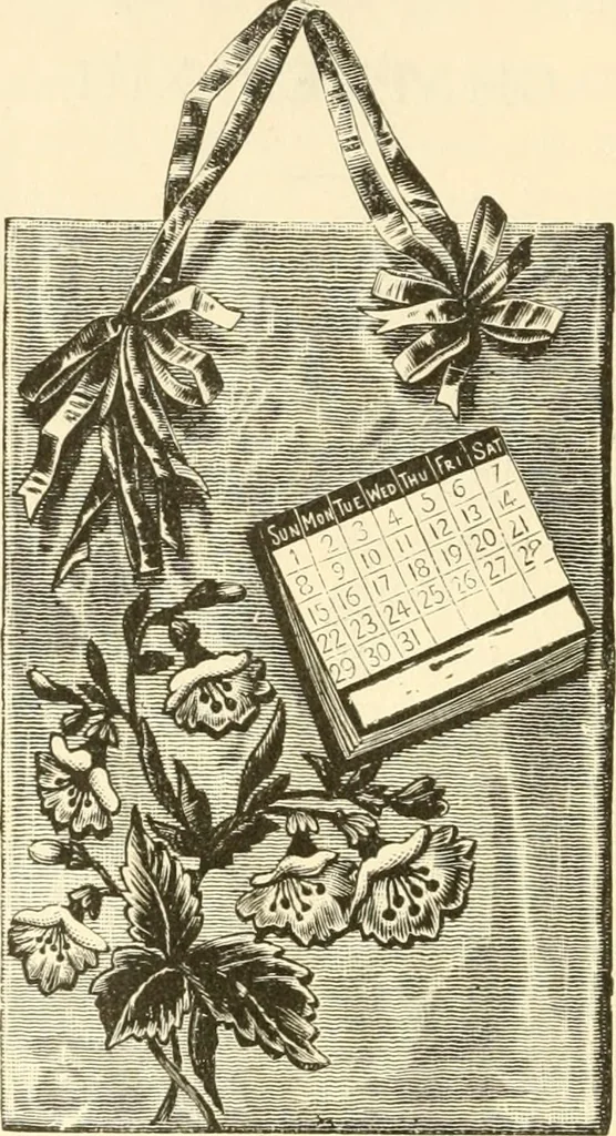 An illustration from Needle and brush:, 1889, leaf 103