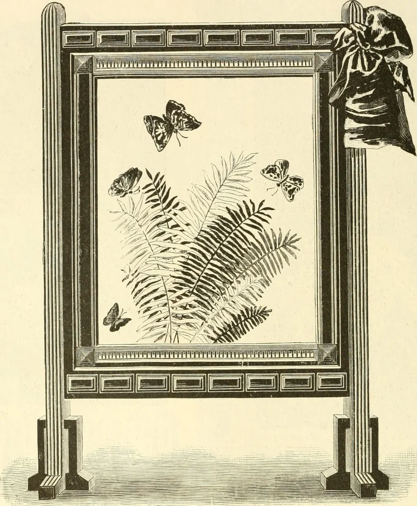 An illustration from Needle and brush:, 1889, leaf 107