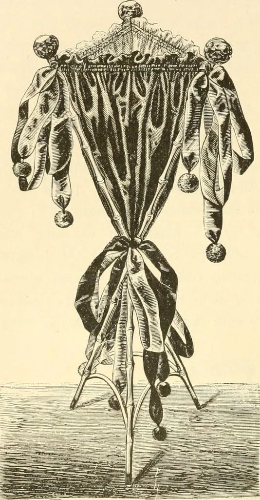 An illustration from Needle and brush:, 1889, leaf 119