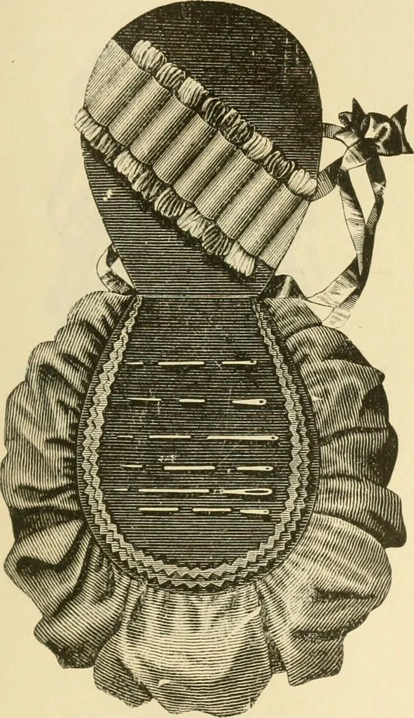 An illustration from Needle and brush:, 1889, leaf 122