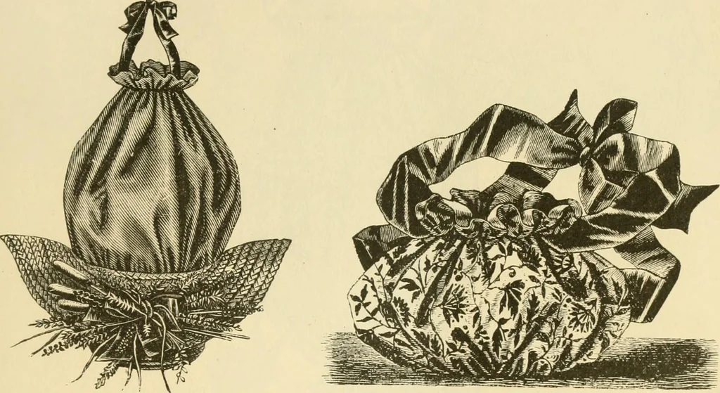 An illustration from Needle and brush:, 1889, leaf 124