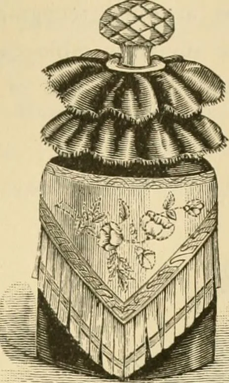 An illustration from Needle and brush:, 1889, leaf 132