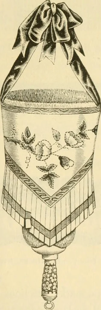 An illustration from Needle and brush:, 1889, leaf 132