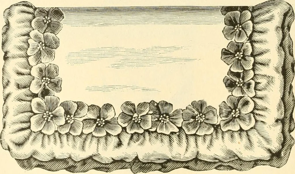 An illustration from Needle and brush:, 1889, leaf 133