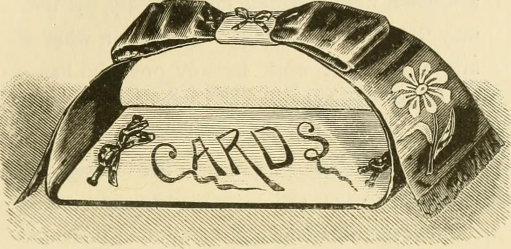 An illustration from Needle and brush:, 1889, leaf 134