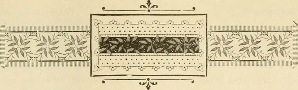 An illustration from Needle and brush:, 1889, leaf 136