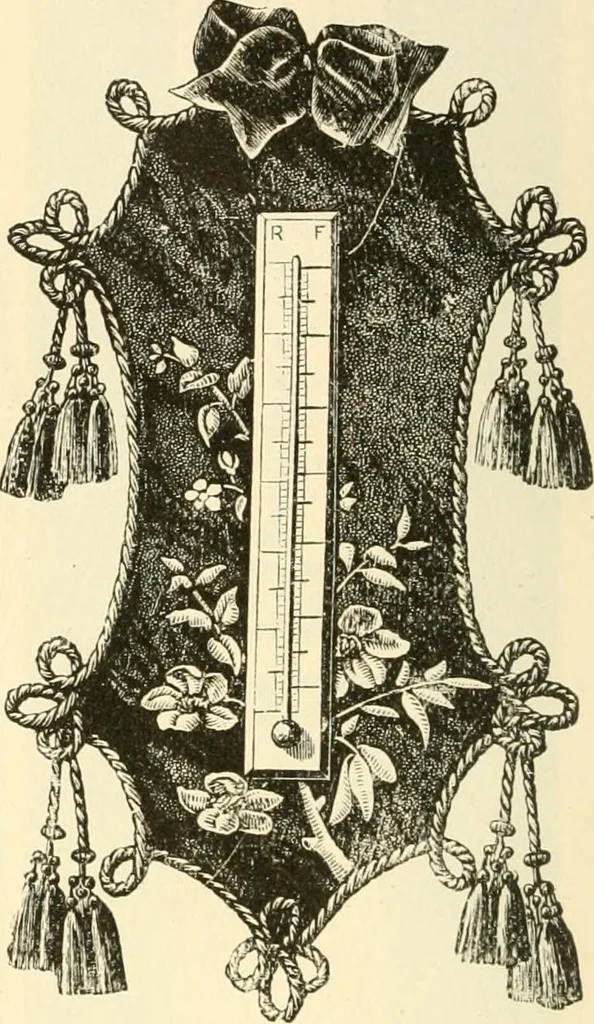 An illustration from Needle and brush:, 1889, leaf 139