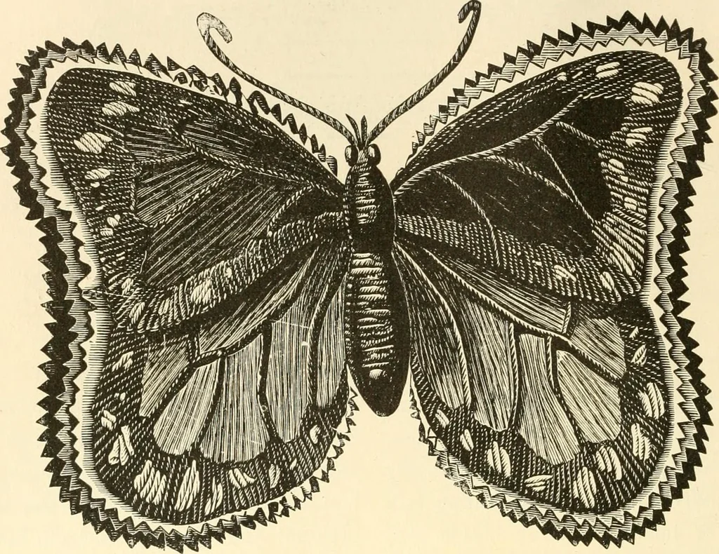 An illustration from Needle and brush:, 1889, leaf 143