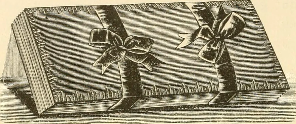 An illustration from Needle and brush:, 1889, leaf 151