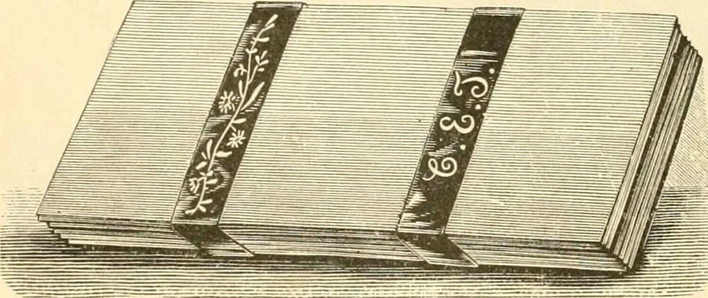 An illustration from Needle and brush:, 1889, leaf 151