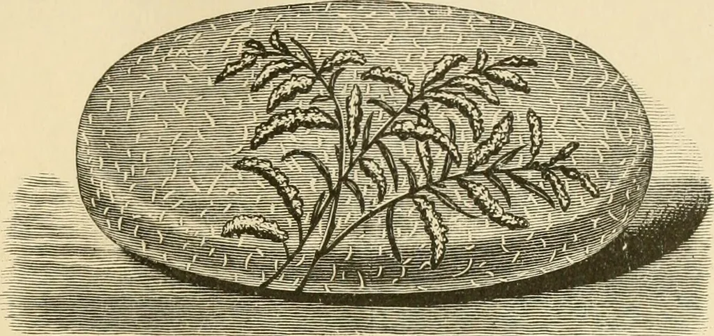 An illustration from Needle and brush:, 1889, leaf 154