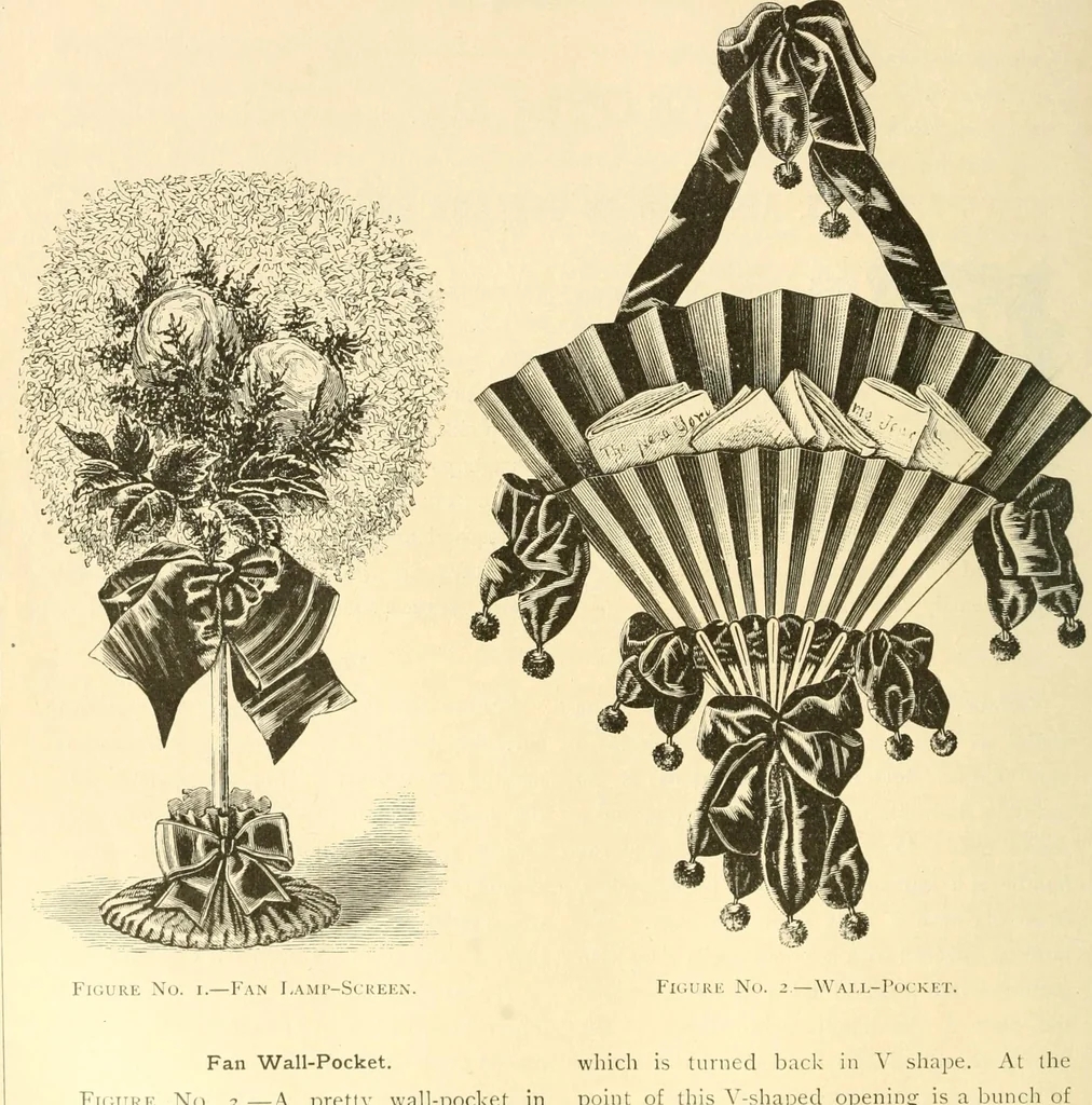 An illustration from Needle and brush:, 1889, leaf 163