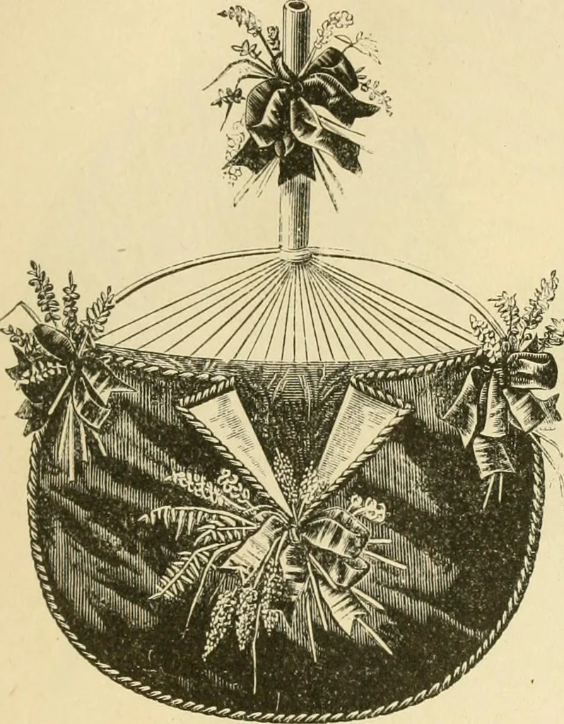 An illustration from Needle and brush:, 1889, leaf 164
