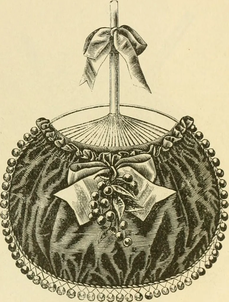An illustration from Needle and brush:, 1889, leaf 164