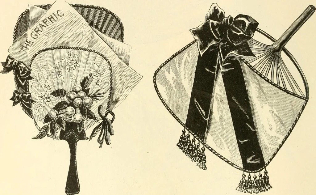 An illustration from Needle and brush:, 1889, leaf 167