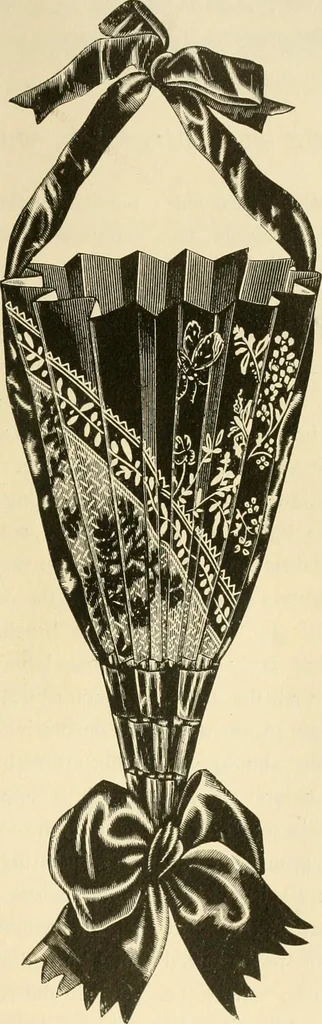 An illustration from Needle and brush:, 1889, leaf 168