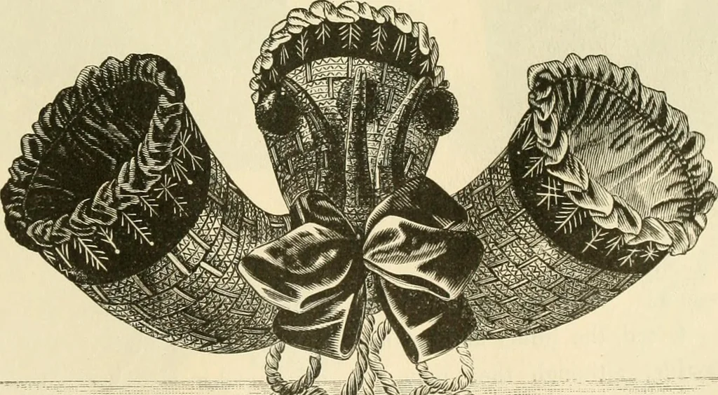 An illustration from Needle and brush:, 1889, leaf 178