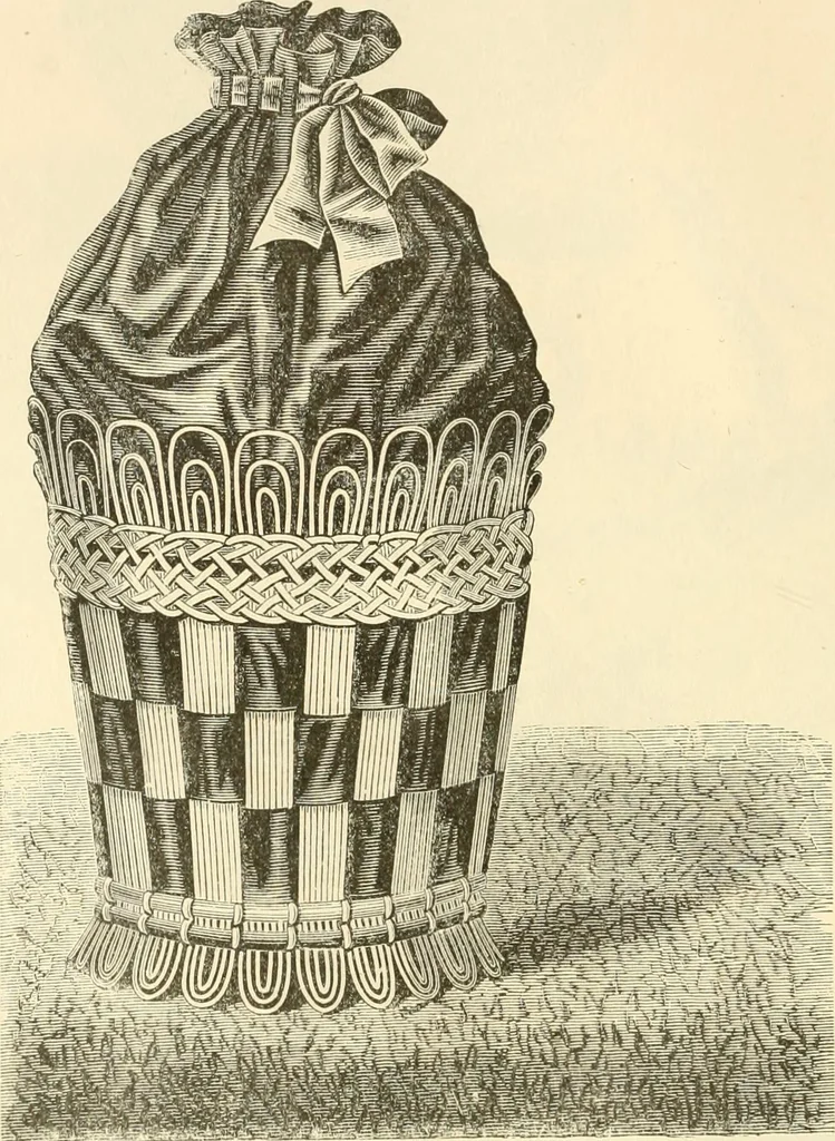 An illustration from Needle and brush:, 1889, leaf 183