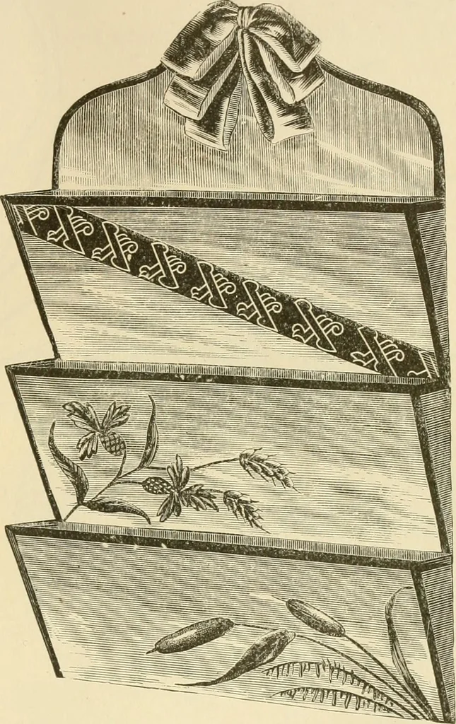 An illustration from Needle and brush:, 1889, leaf 188