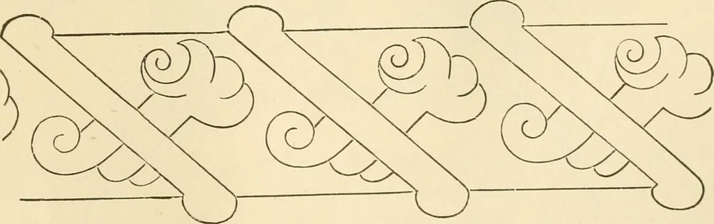 An illustration from Needle and brush:, 1889, leaf 188