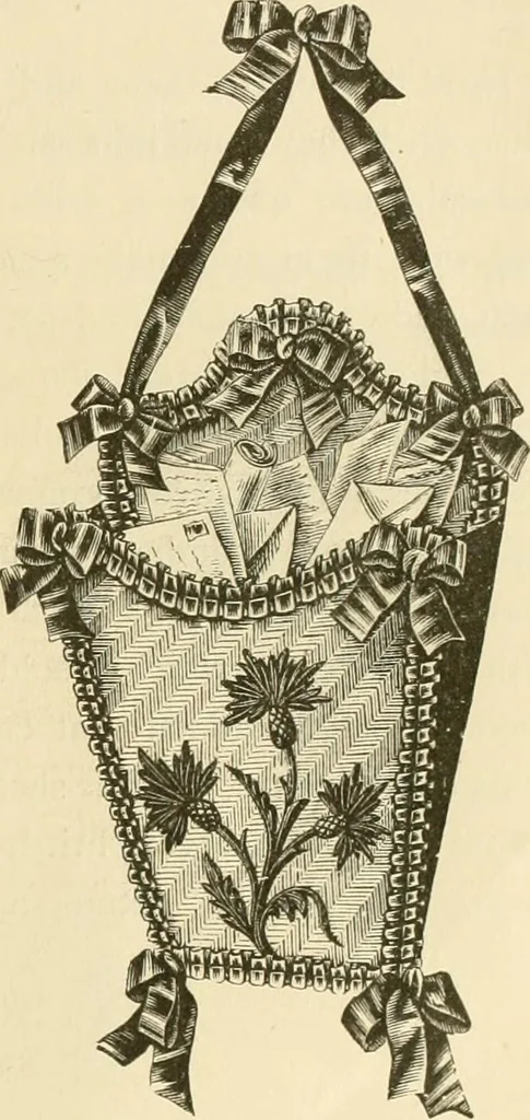 An illustration from Needle and brush:, 1889, leaf 192