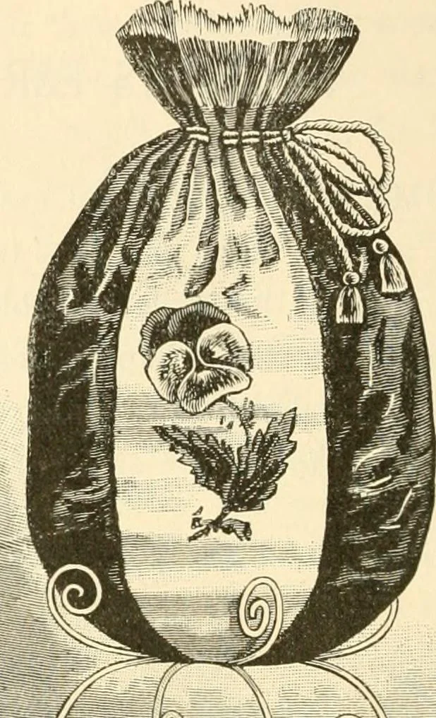 An illustration from Needle and brush:, 1889, leaf 195