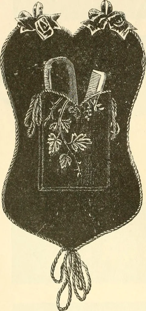 An illustration from Needle and brush:, 1889, leaf 197