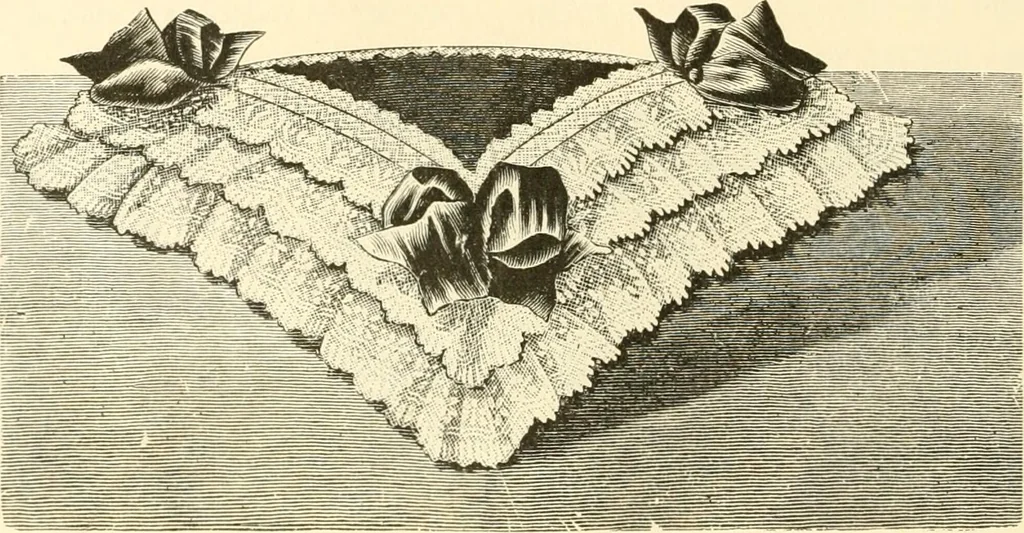 An illustration from Needle and brush:, 1889, leaf 203