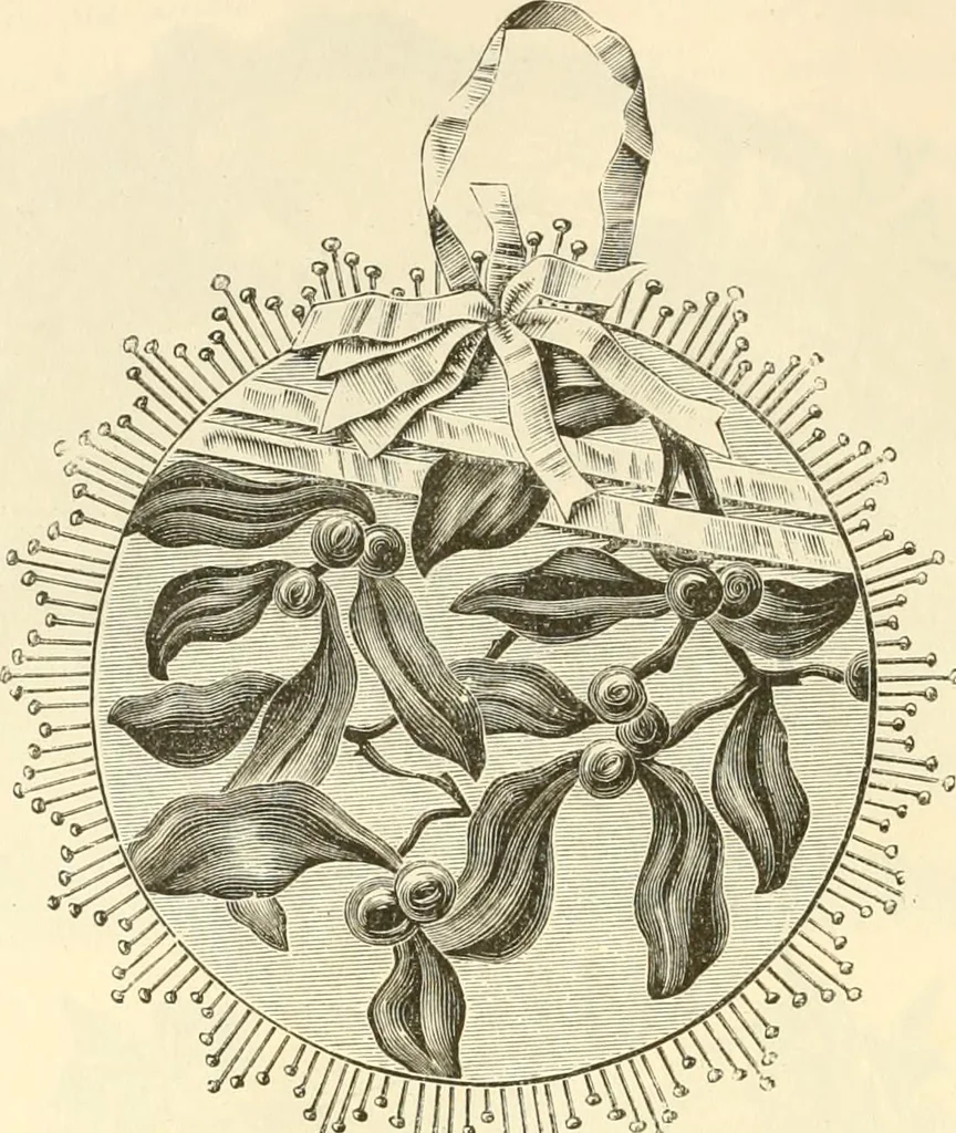 An illustration from Needle and brush:, 1889, leaf 205