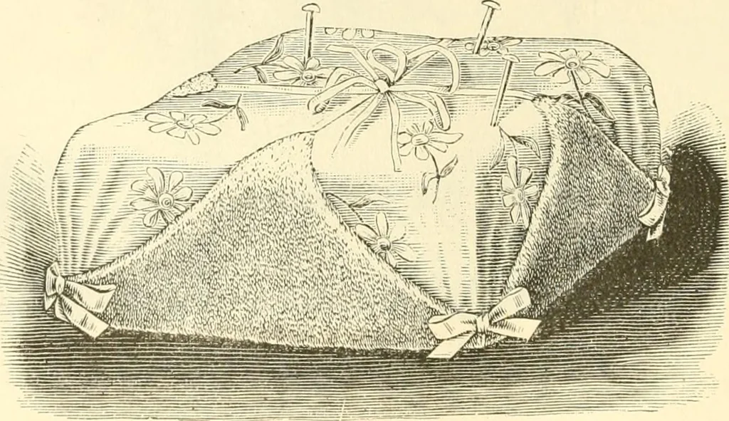 An illustration from Needle and brush:, 1889, leaf 205
