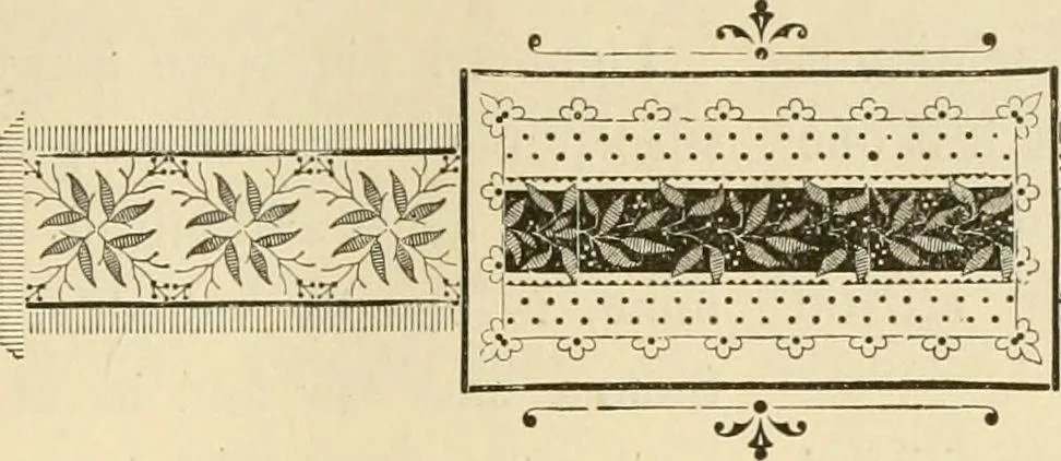 An illustration from Needle and brush:, 1889, leaf 226