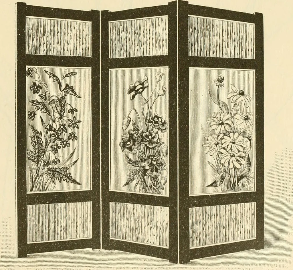 An illustration from Needle and brush:, 1889, leaf 240