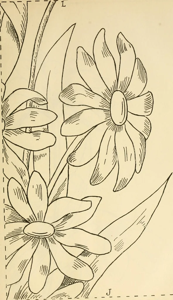 An illustration from Needle and brush:, 1889, leaf 256