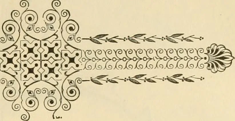 An illustration from Needle and brush:, 1889, leaf 260