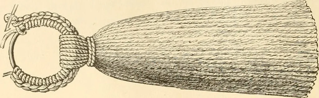 An illustration from Needle and brush:, 1889, leaf 27