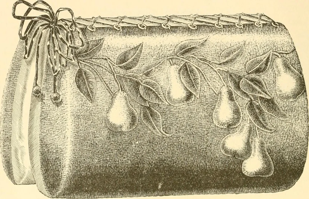 An illustration from Needle and brush:, 1889, leaf 285