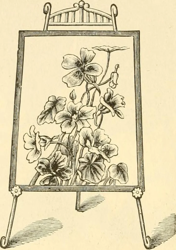 An illustration from Needle and brush:, 1889, leaf 291