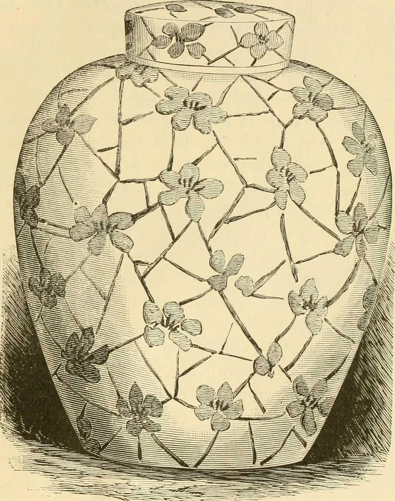An illustration from Needle and brush:, 1889, leaf 294