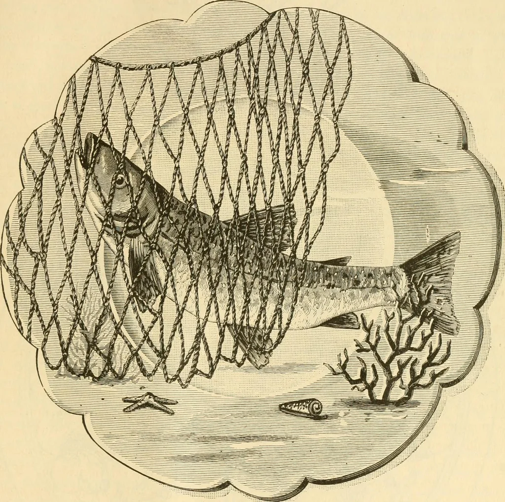 An illustration from Needle and brush:, 1889, leaf 296