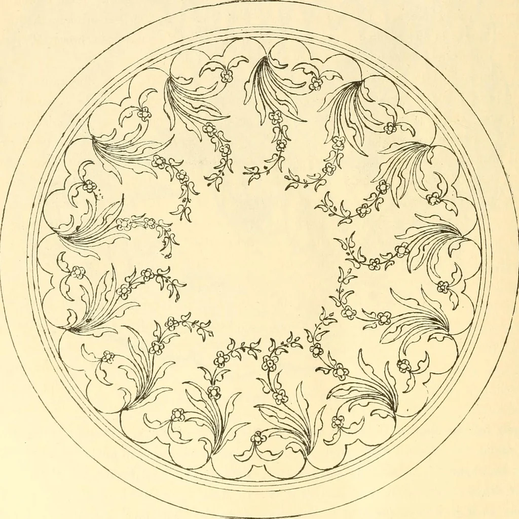 An illustration from Needle and brush:, 1889, leaf 297