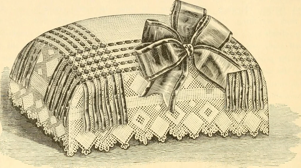 An illustration from Needle and brush:, 1889, leaf 305
