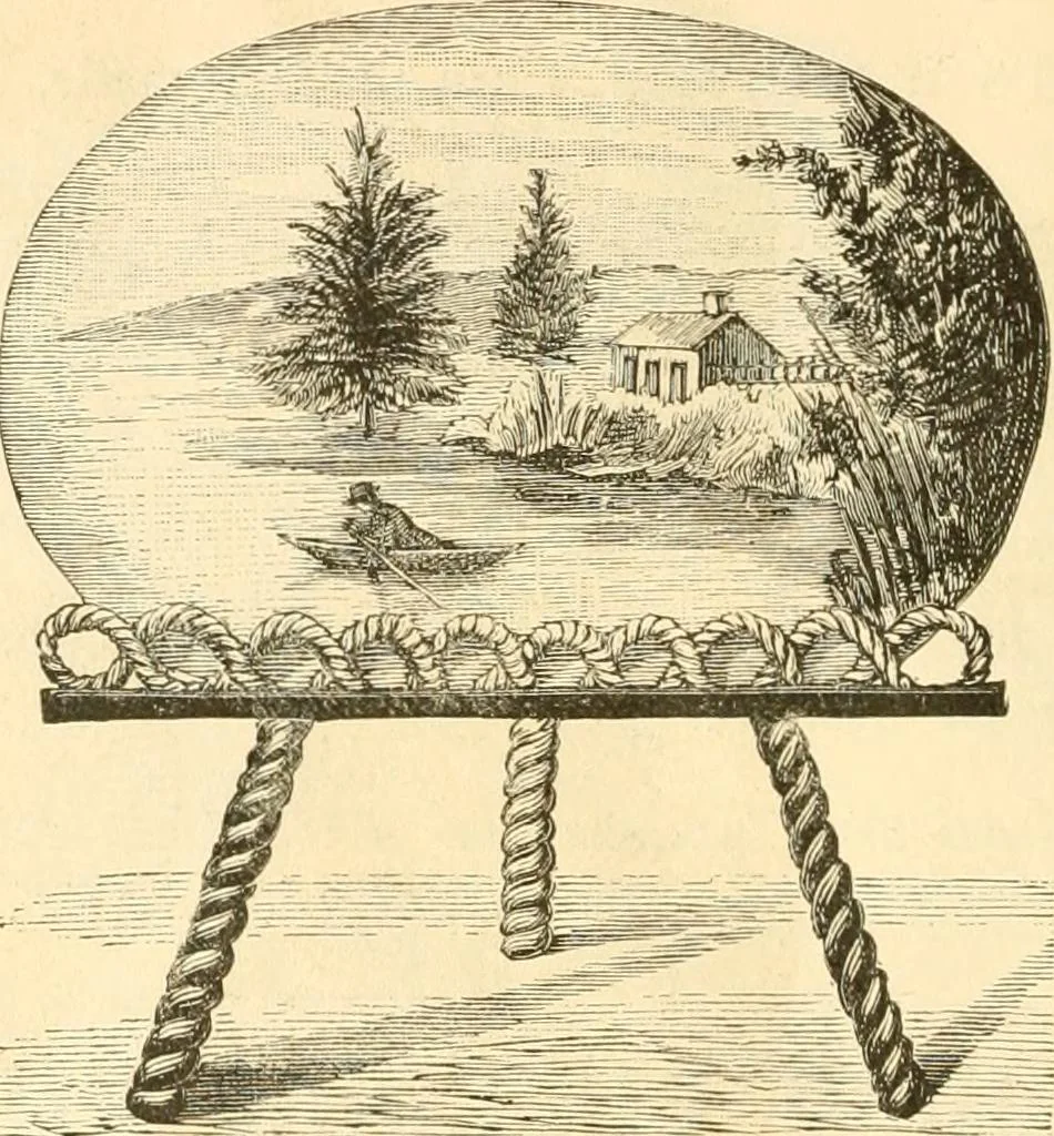 An illustration from Needle and brush:, 1889, leaf 307