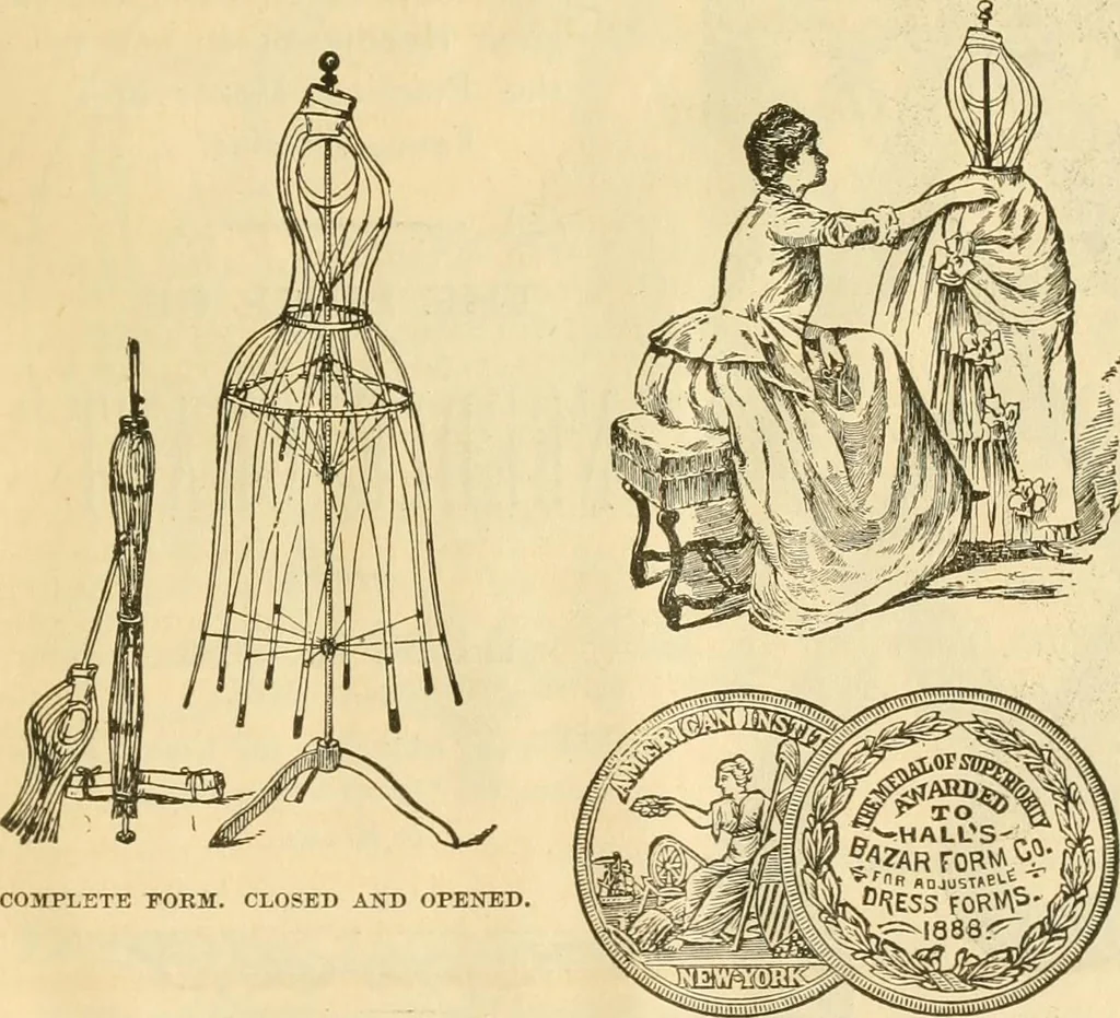 An illustration from Needle and brush:, 1889, leaf 310