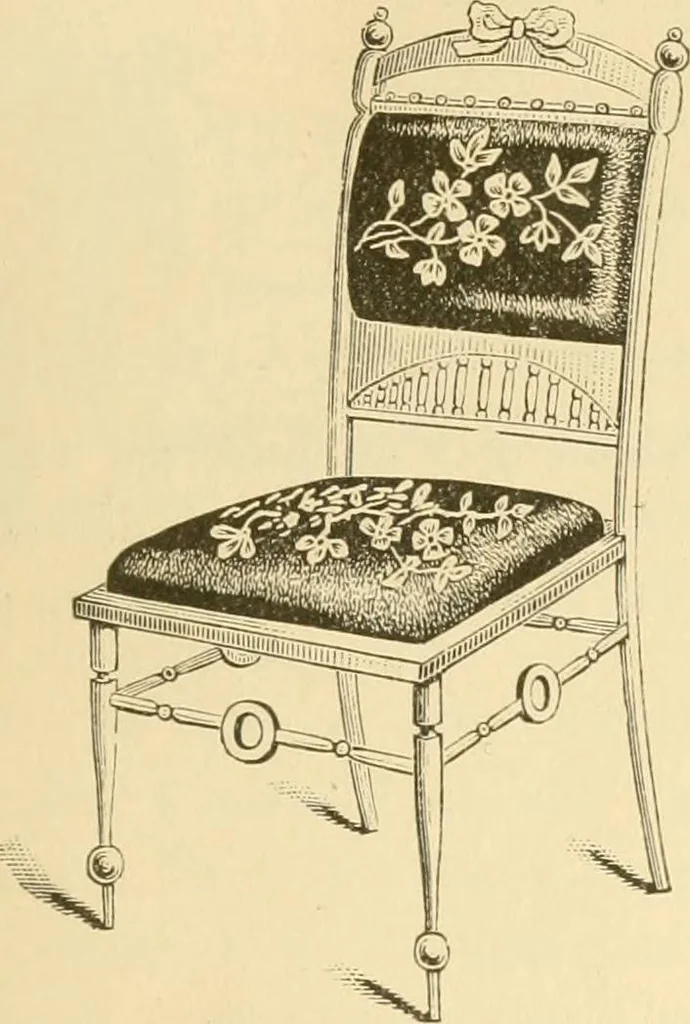An illustration from Needle and brush:, 1889, leaf 42