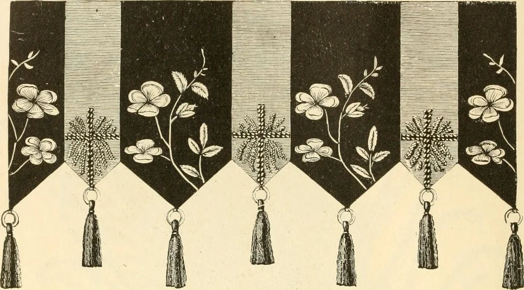 An illustration from Needle and brush:, 1889, leaf 59
