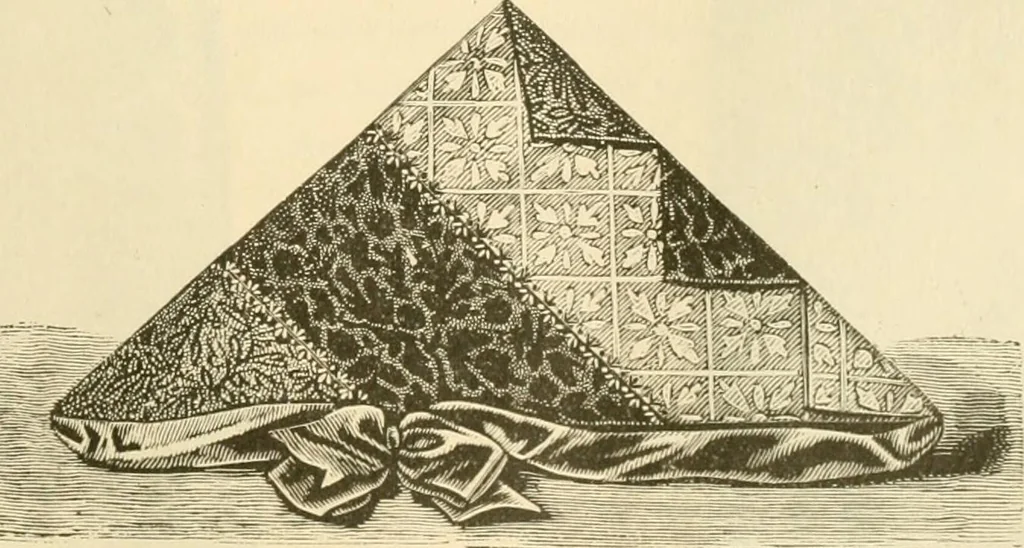 An illustration from Needle and brush:, 1889, leaf 66