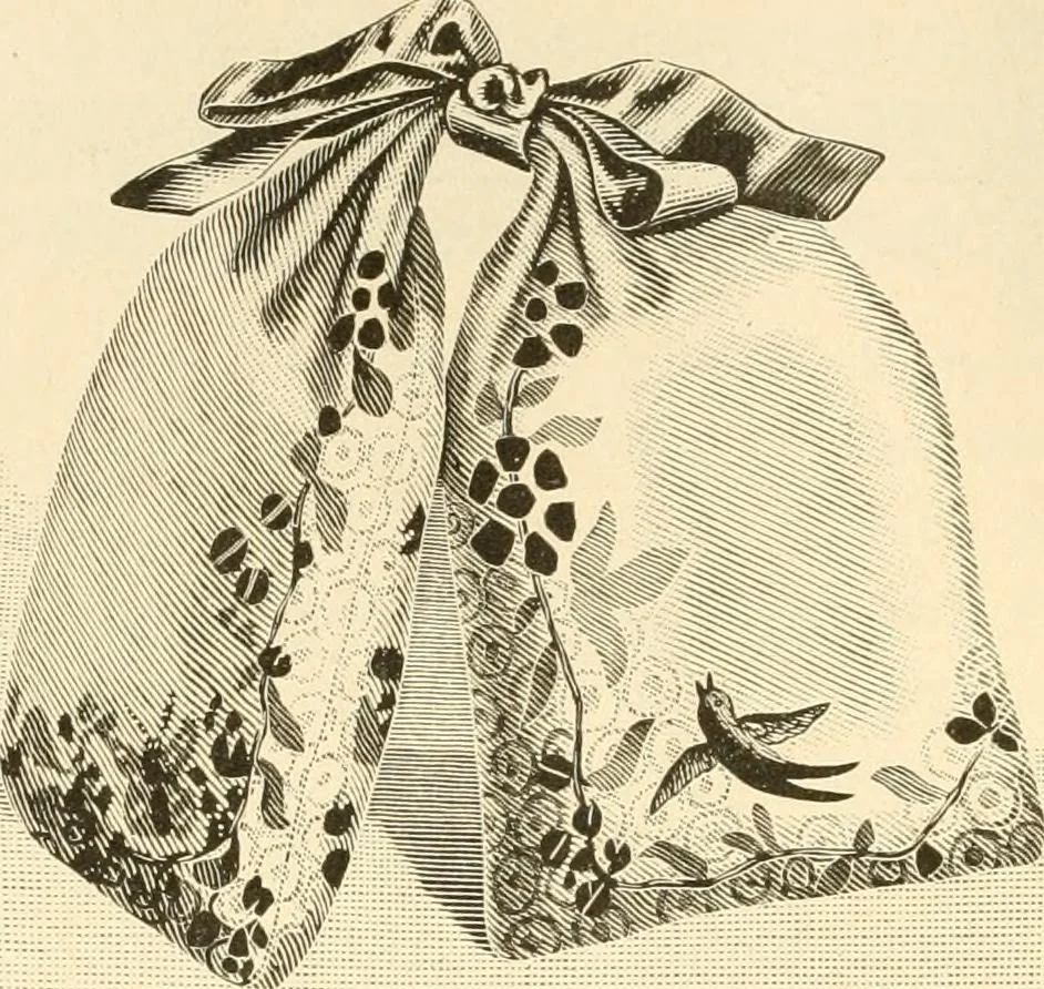 An illustration from Needle and brush:, 1889, leaf 67